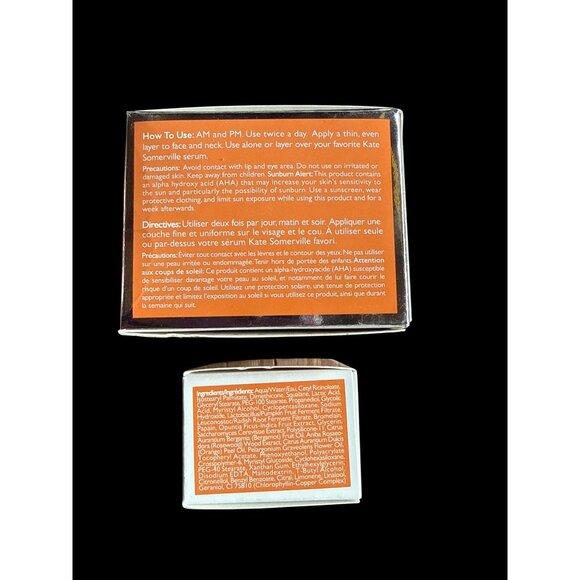 Kate Somerville Glow Moisturizer Skincare Lot 2 Full & Travel New in Box - Picture 3 of 3